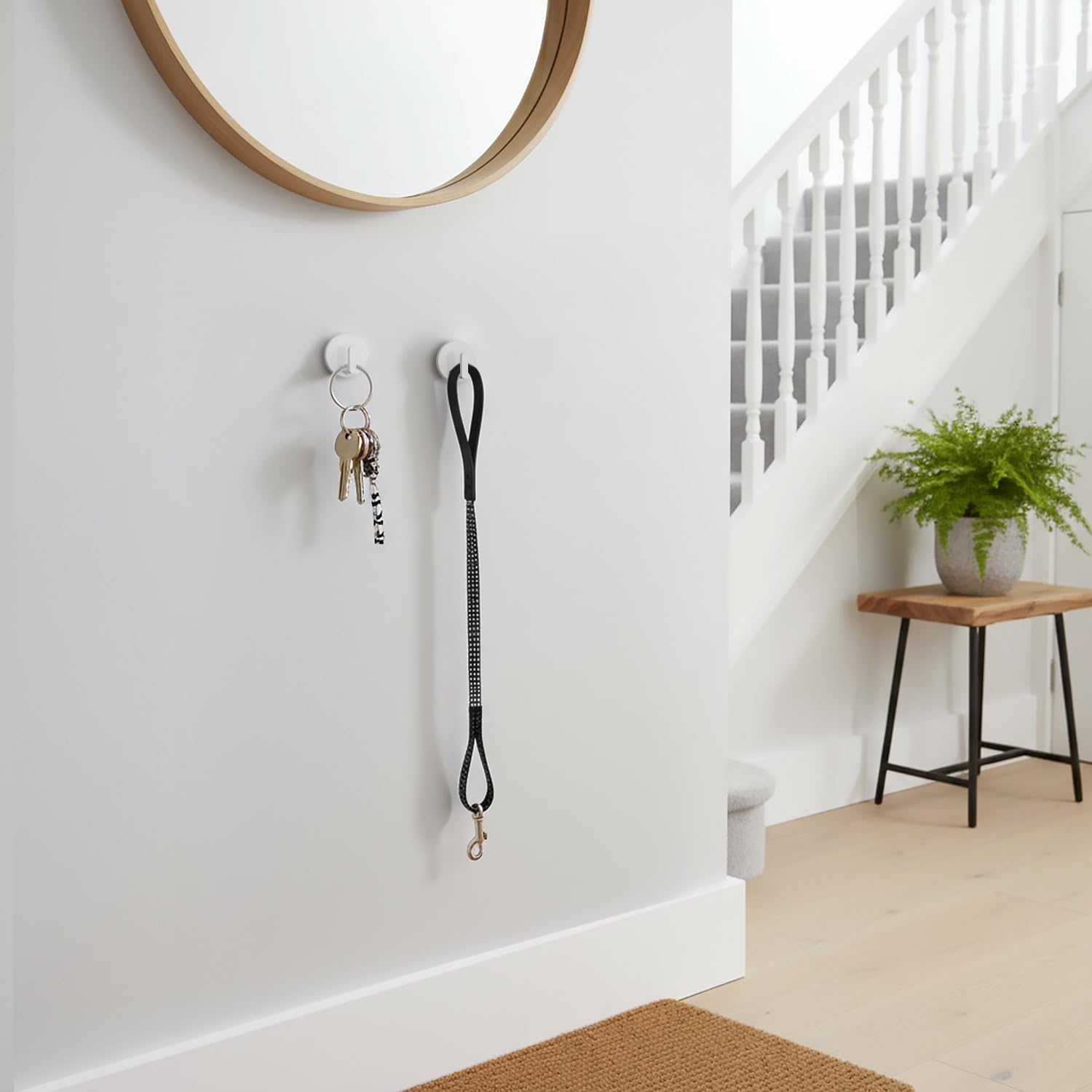 White Adhesive Hooks image 4
