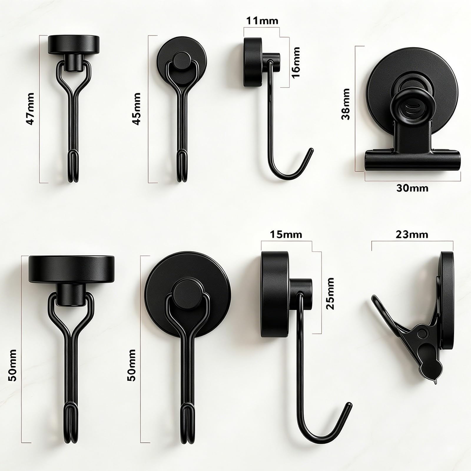 Magnetic Hooks & Clips Set image 9